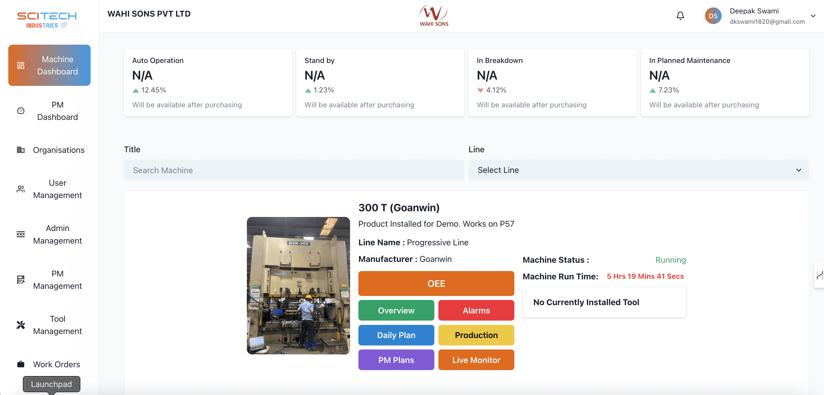 Industrial IoT Dashboard
